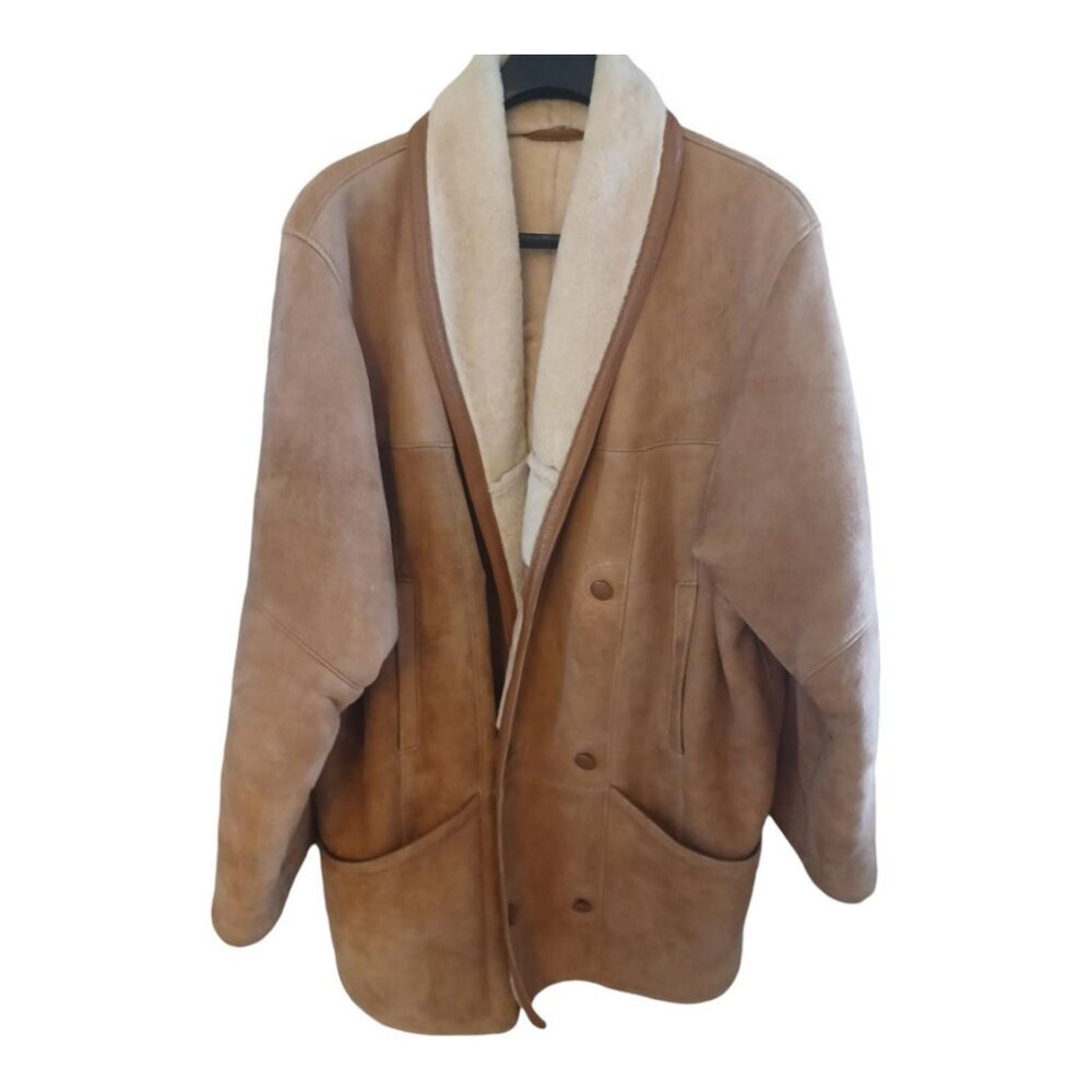 Vintage Danier women's genuine sheepskin coat L - Picture 1 of 7